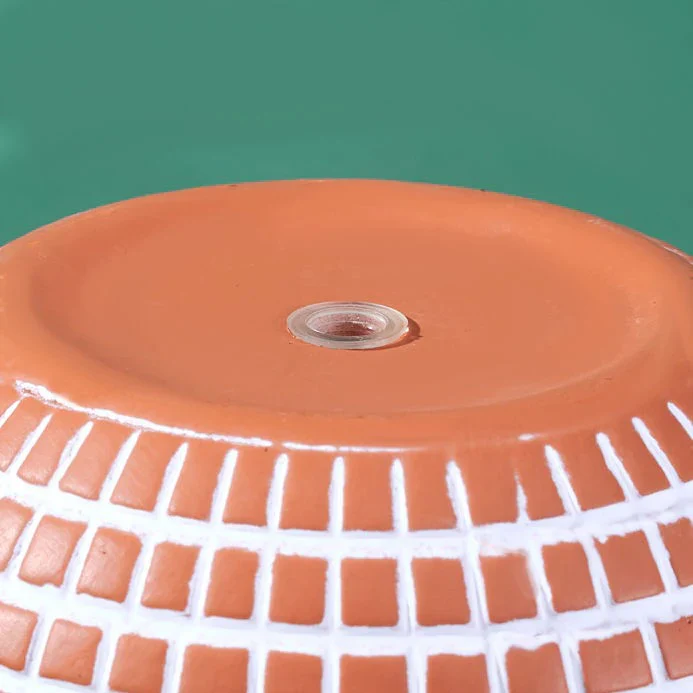 Disco Ceramic Planter - Medium / Terracotta - Image 3