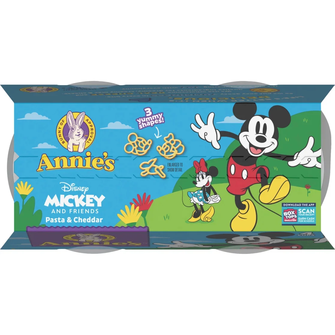 Disney 100 Macaroni And Cheese Pasta & Cheddar Microwavable Dinner (4 CT) - Image 2