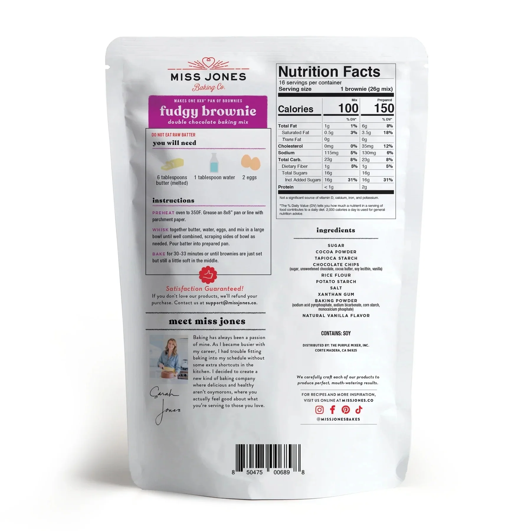 Double Chocolate Chip Baking Mix - Image 3