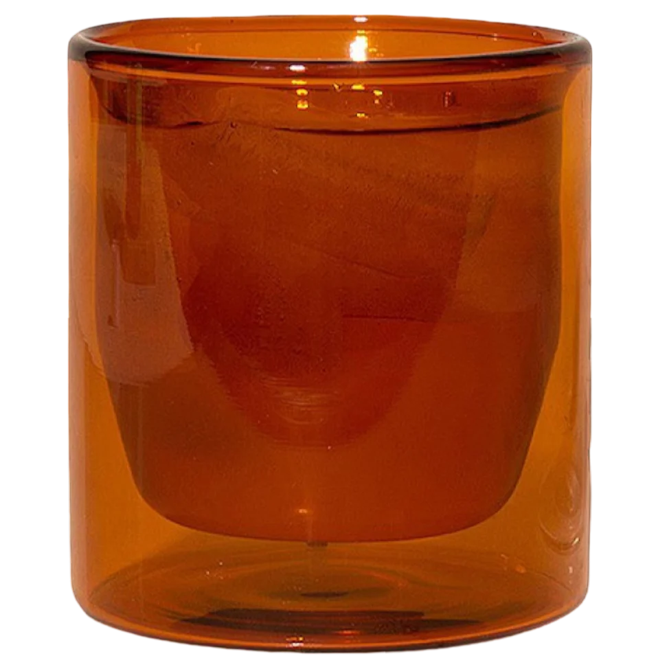 Double-Wall 6oz Glass - Amber