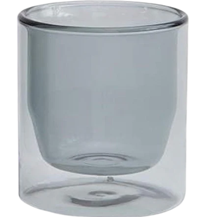Double-Wall 6oz Glass - Gray