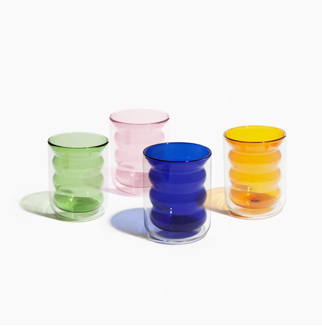 Double Wall Groovy Cup - Blue - Image 2
