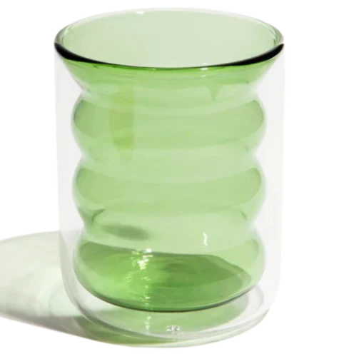 Double Wall Groovy Cup - Green