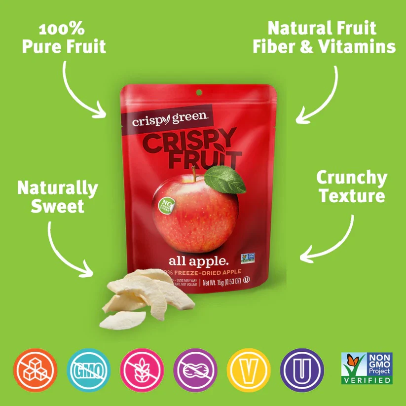 Dried Apple Crispy Fruit - Image 2