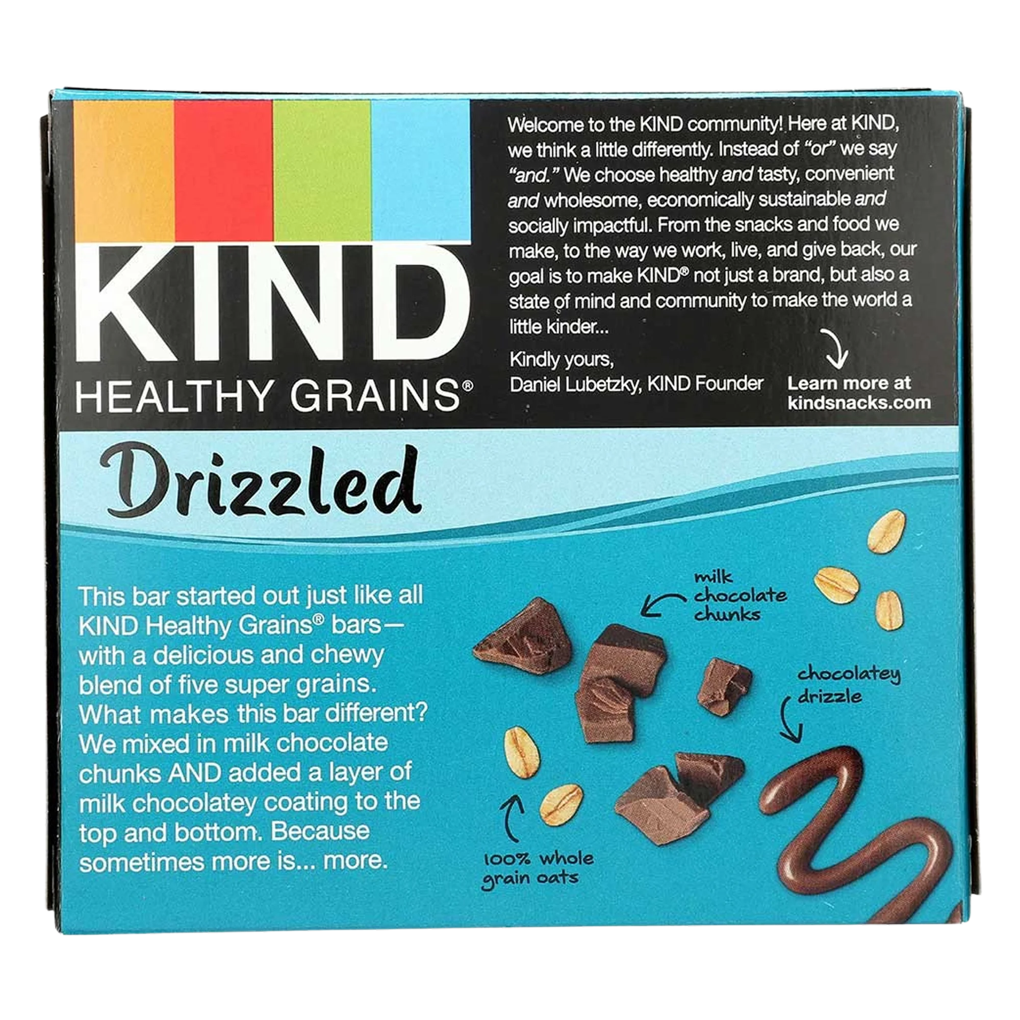 Drizzled Milk Chocolate Chunk Bars (5 CT) - Image 2