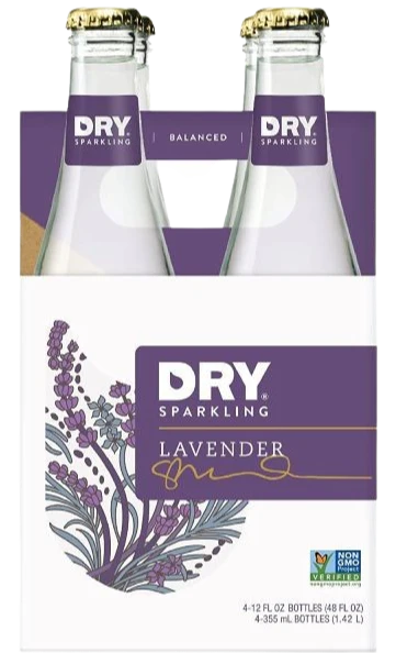 Dry Lavender Sparkling Soda (4 Pack)