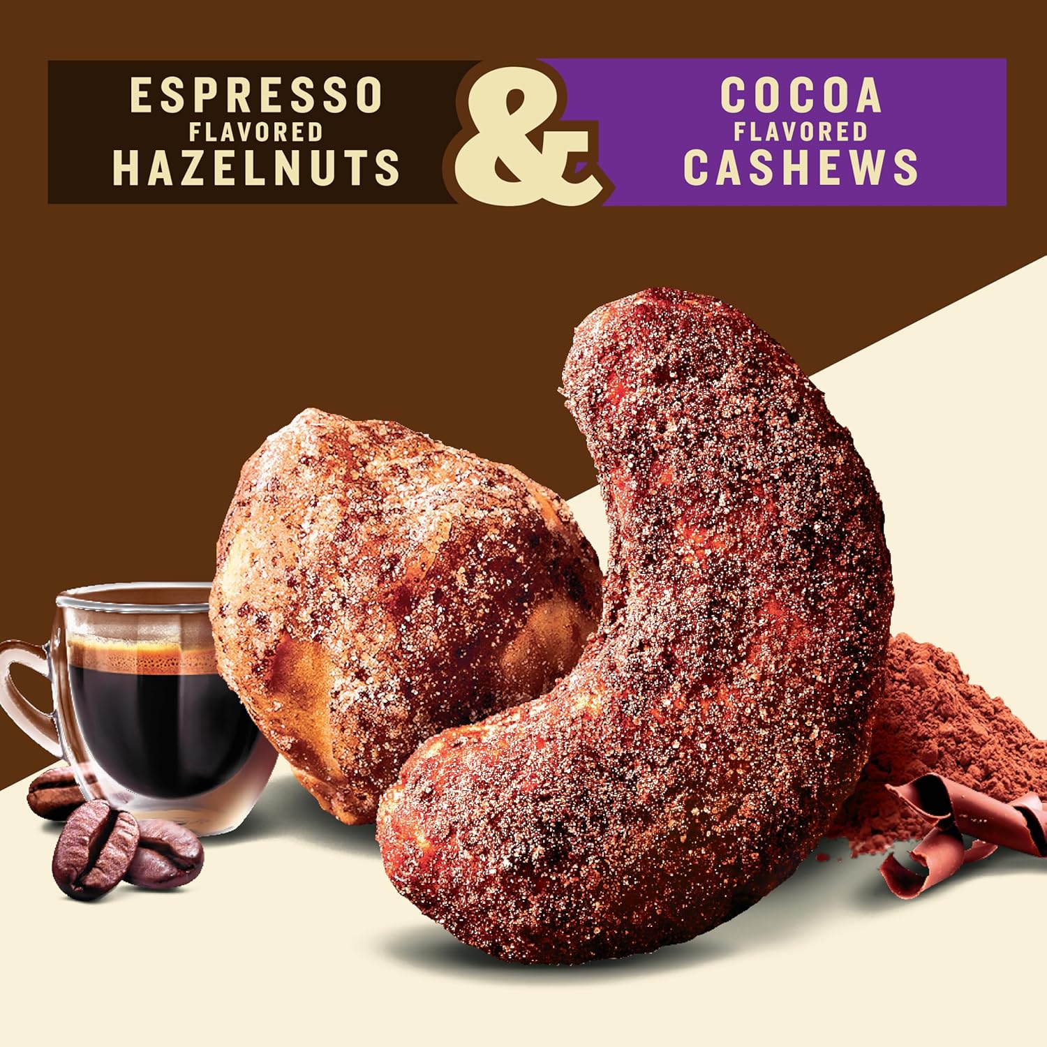 Duos Cocoa Cashews and Espresso Hazelnuts - Image 3