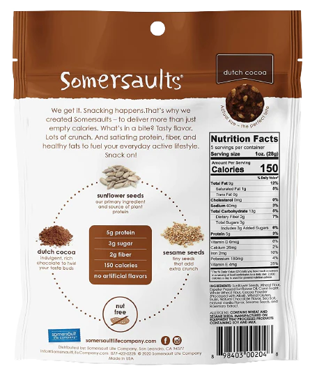 Dutch Cocoa Sunflower Seed Crunchy Bites - Image 2