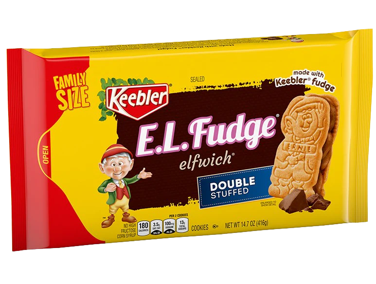 E.L.Fudge Sandwich Double Stuffed Cookies