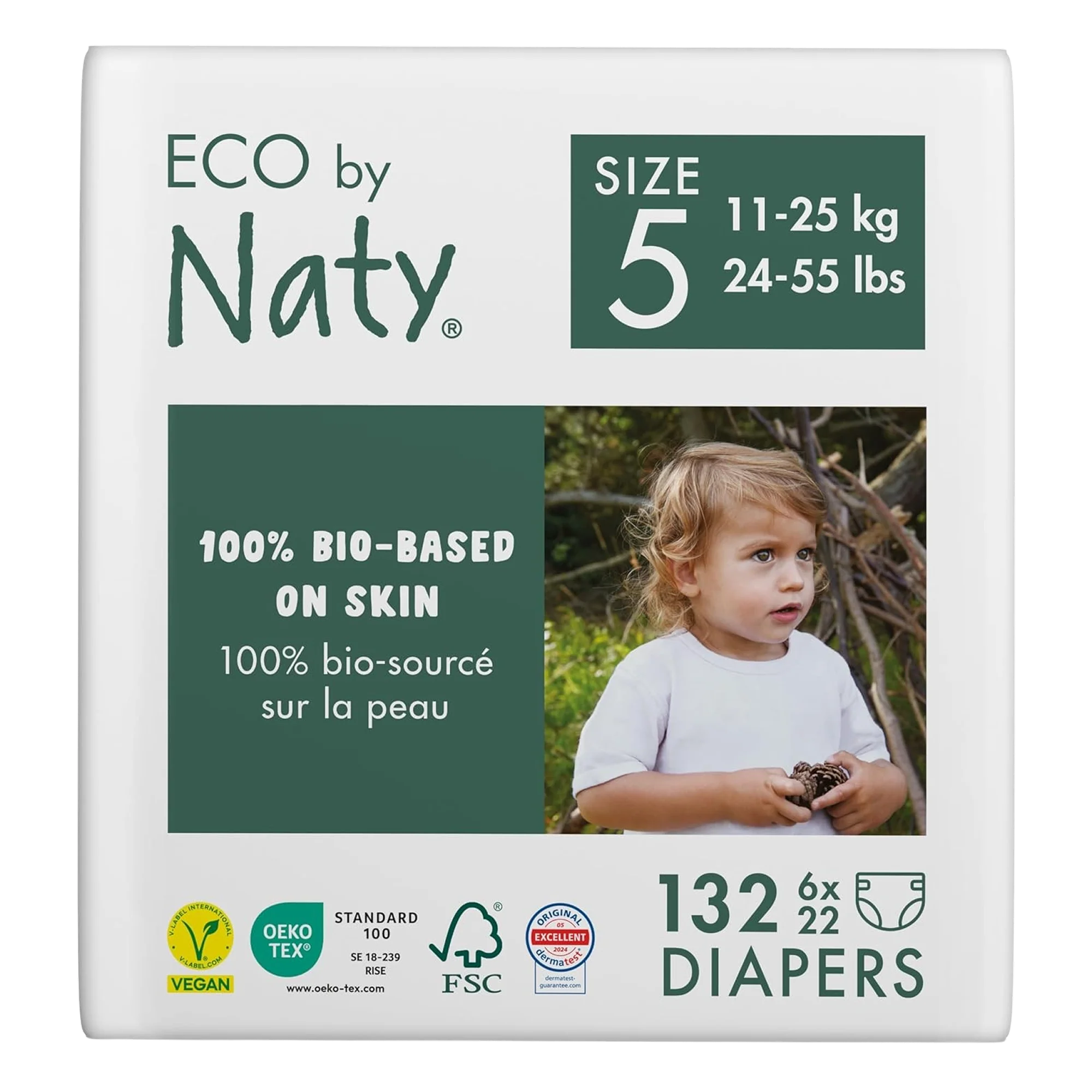Eco Diapers Size 5 (22 CT)
