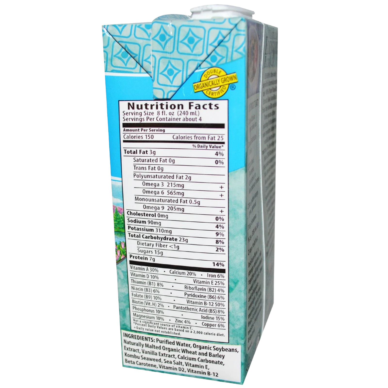 Organic Vanilla Eden Soymilk - Image 2