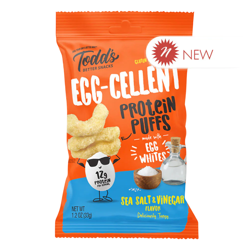 Egg-Cellent Protein Puffs - Sea Salt & Vinegar (10 Pack) - Image 2