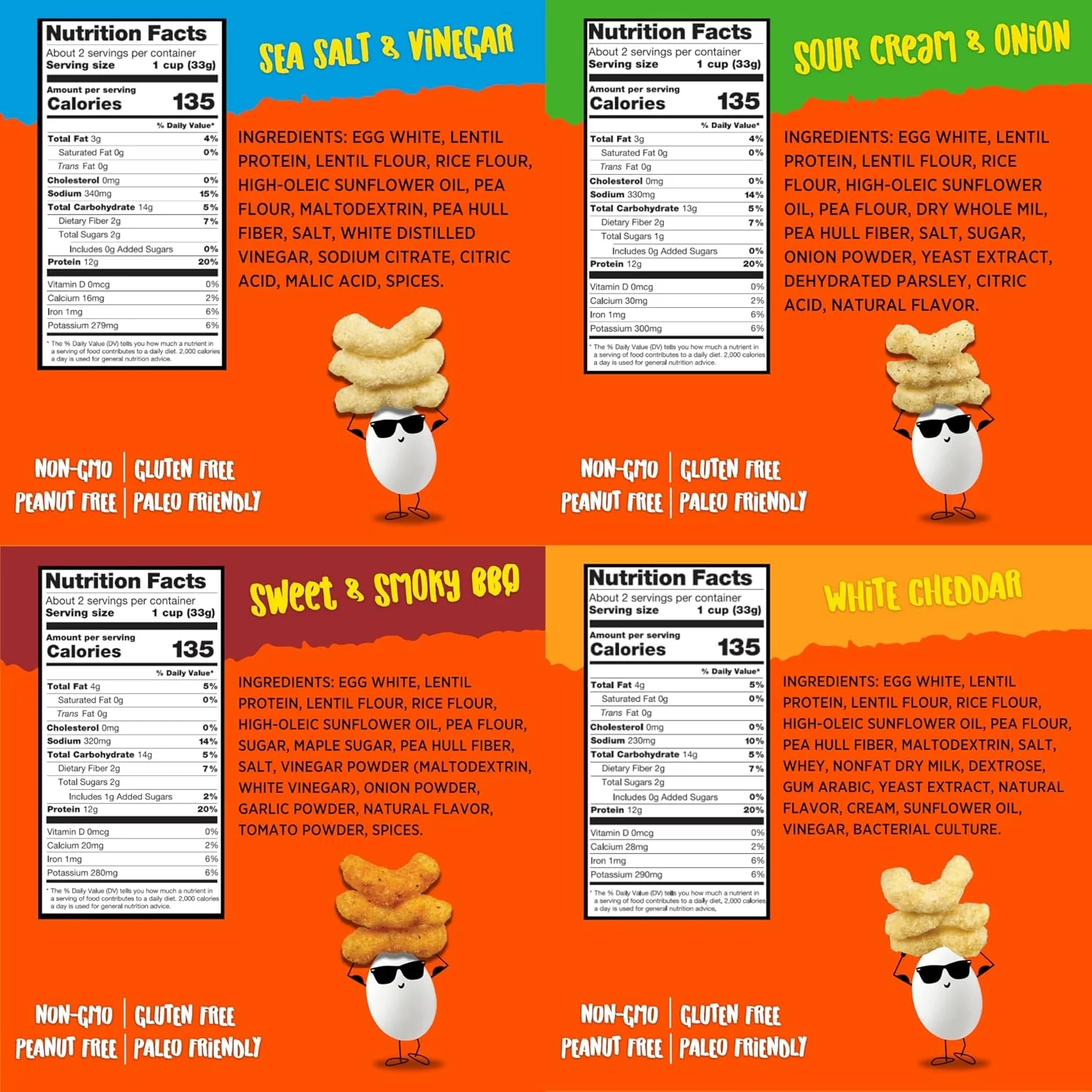 Egg-Cellent Protein Puffs - Variety (4 CT) - Image 3