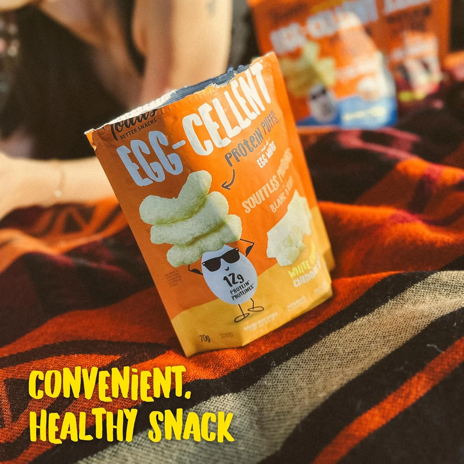 Egg-Cellent Protein Puffs - White Cheddar (10 Pack) - Image 4