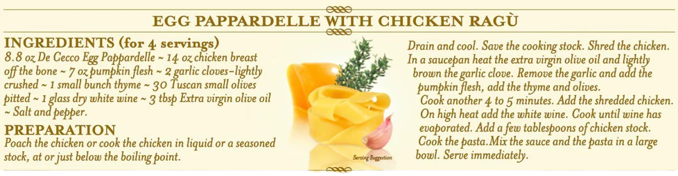 Egg Pappardelle Pasta - Image 2