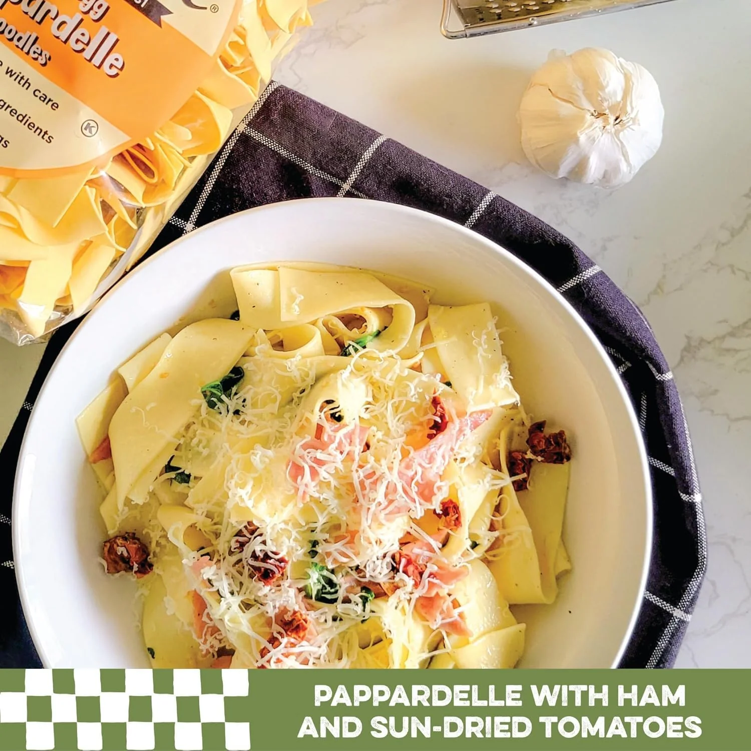 Egg Pappardelle Pasta (6 Pack) - Image 4