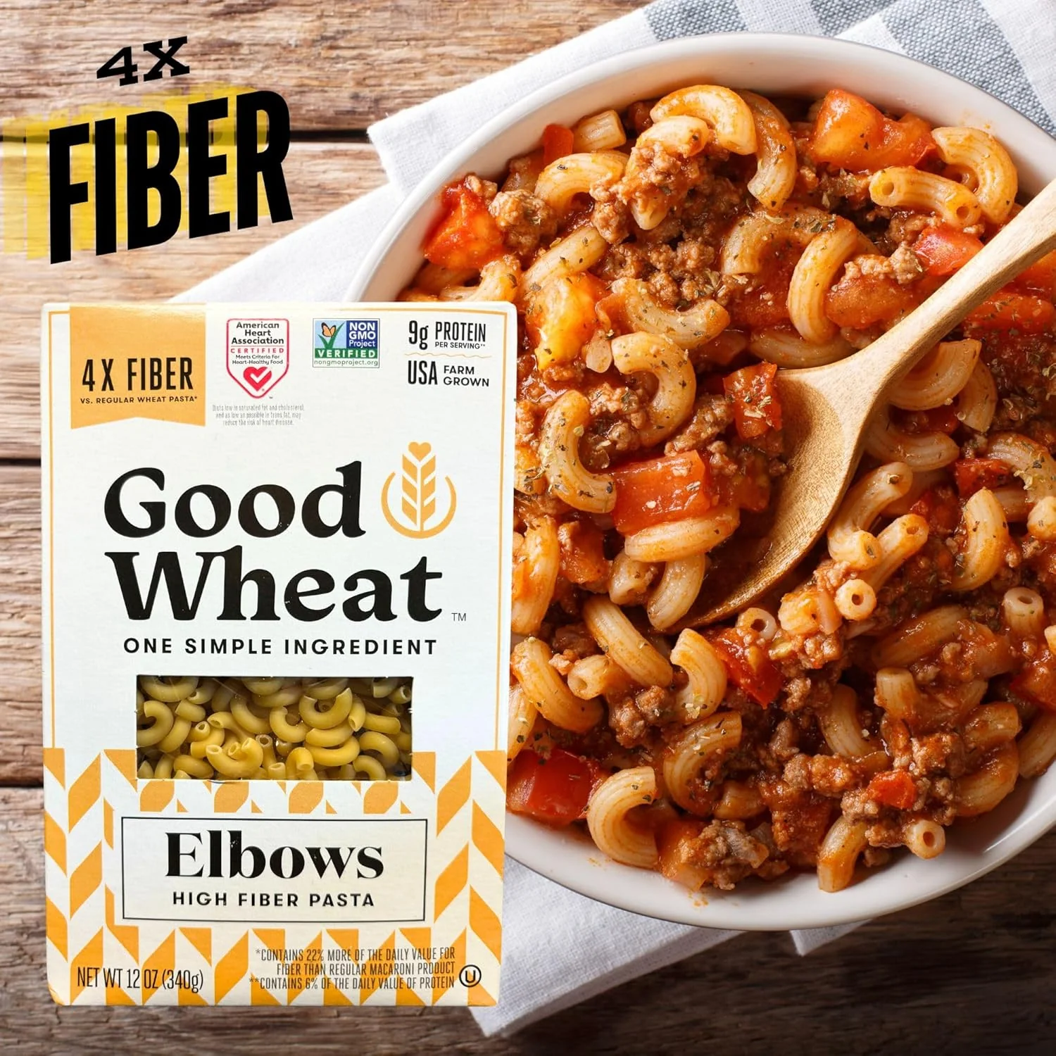 Elbows - High Fiber Pasta - Image 2