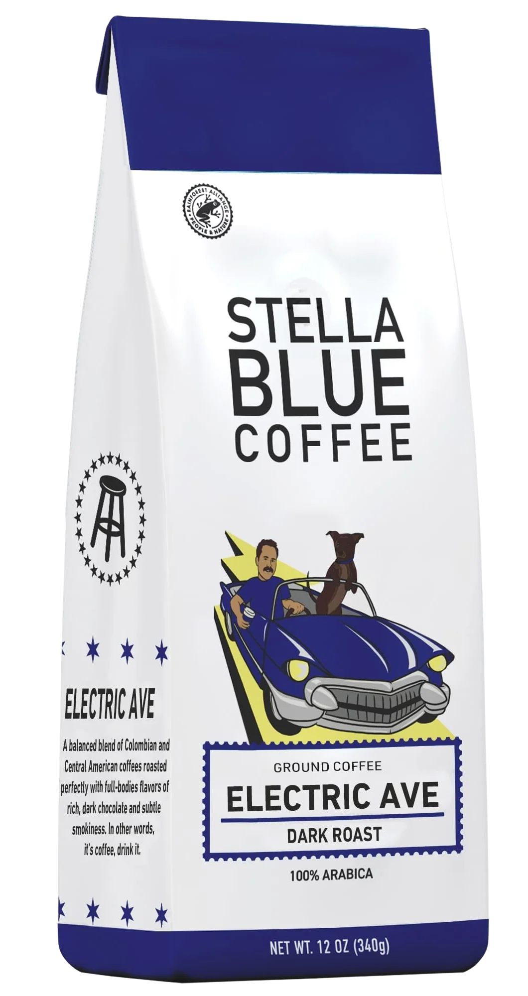 Electric Avenue Dark Roast Ground Coffee
