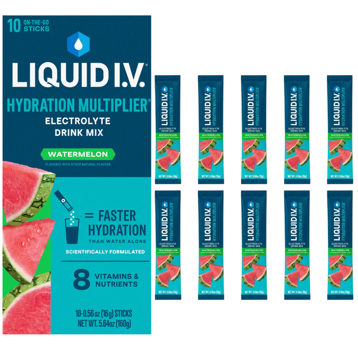 Electrolyte Drink Mix - Watermelon (10 CT) - Image 2