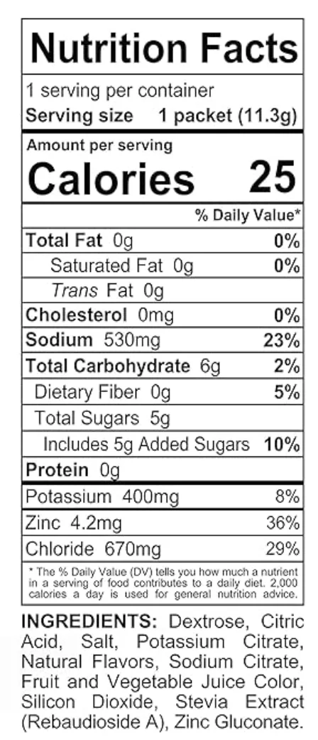 Electrolyte Powder - Fruit Punch (6 CT) - Image 3