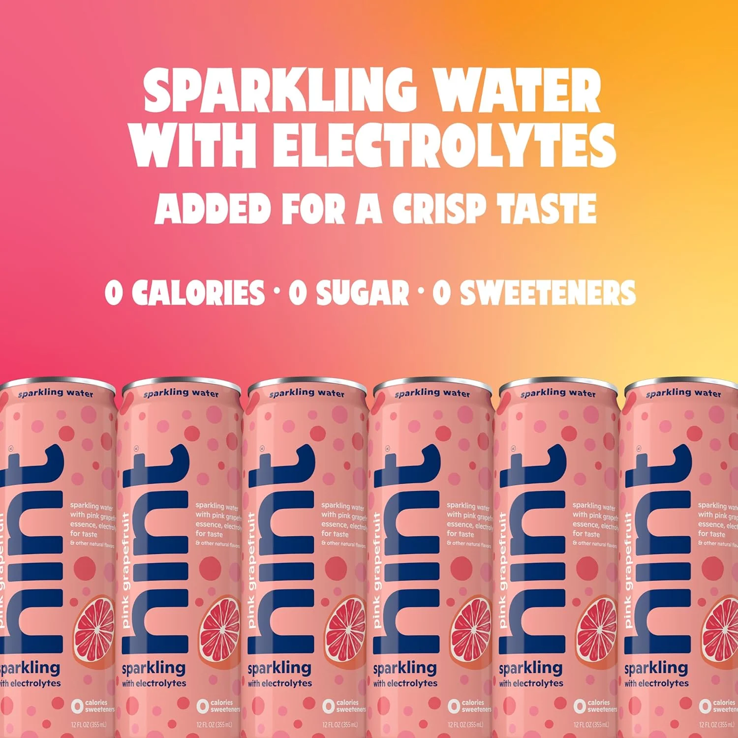 Electrolyte Sparkling Water - Pink Grapefruit (12 Pack) - Image 5