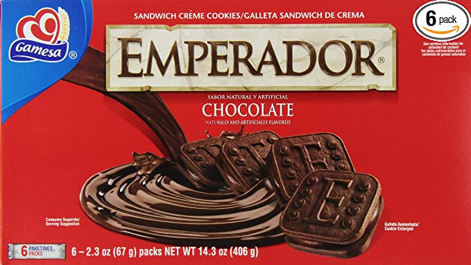 Emperador Creme Chocolate Sandwich Cookies