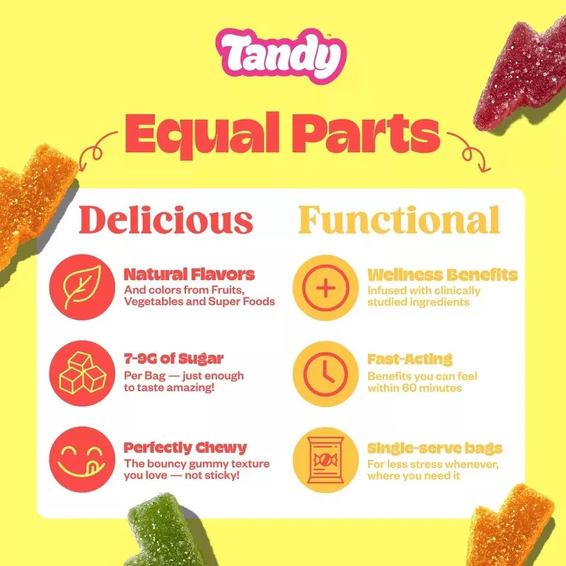 Energy Bursts Zesty Fruit Blast Gummies - Image 3