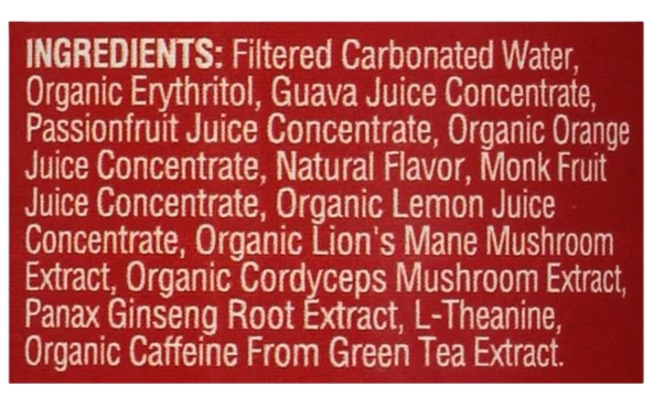 Energy + Focus Passionfruit, Orange & Guava Beverage - Image 2