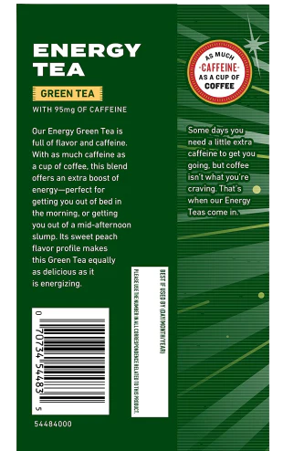 Energy Tea Green, 12 Bag - Image 2