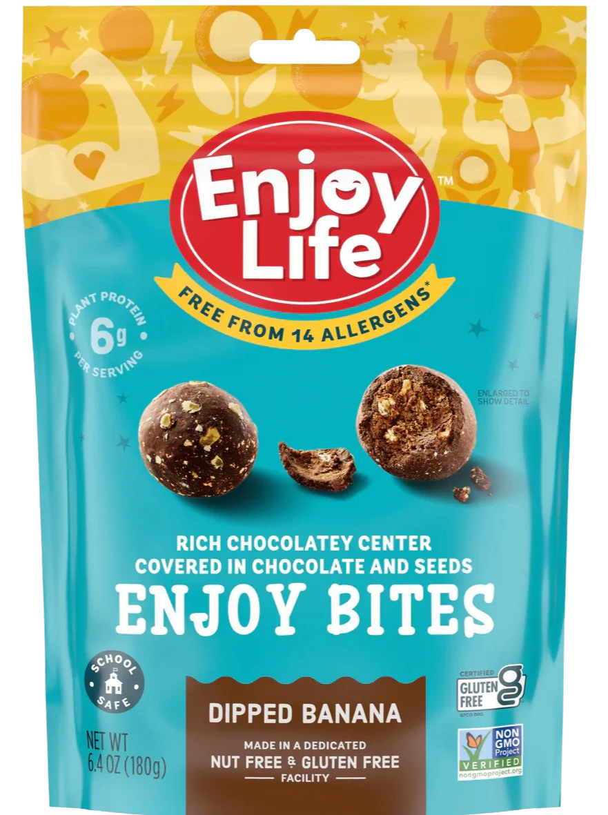 Chocolate Dipped Banana Protein Bites