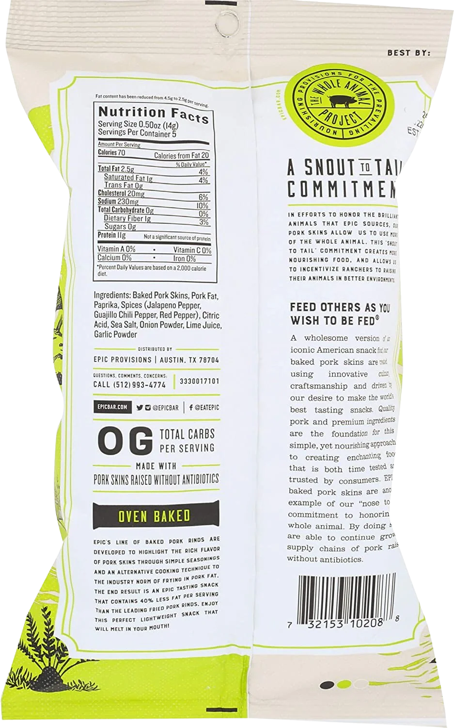 Chili Lime Pork Rinds (4 Pack) - Image 3