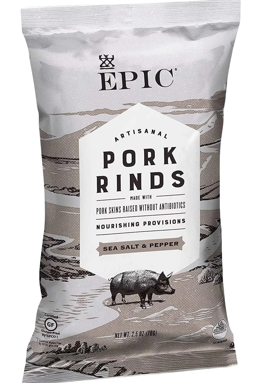 Sea Salt & Pepper Pork Rinds