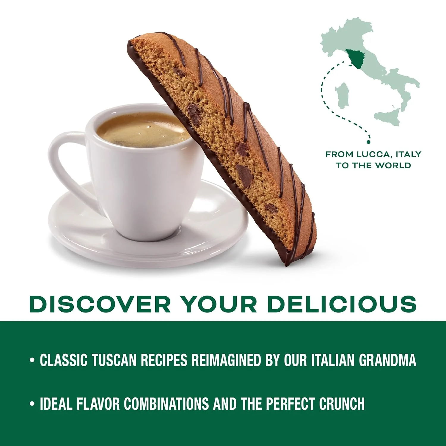 Espresso Flavored Chocolate Chip Biscotti - Image 2