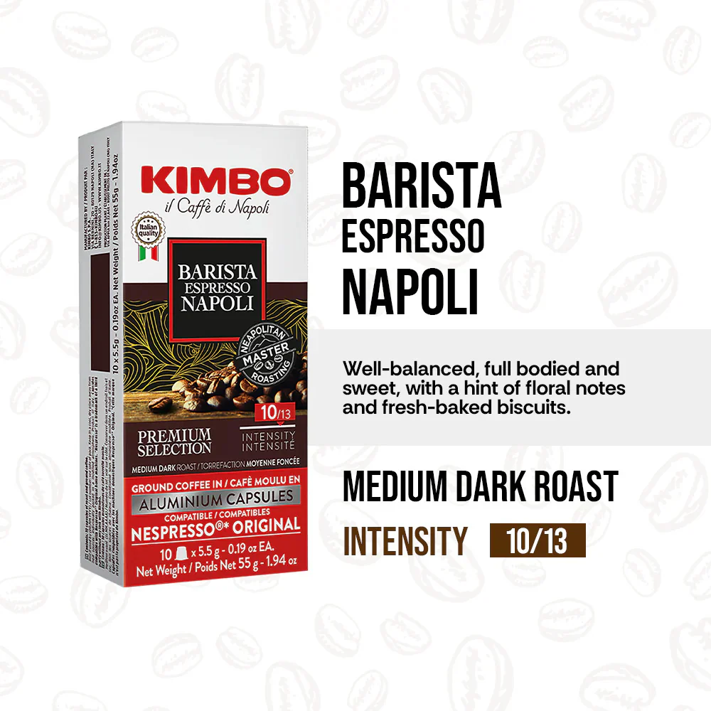 Espresso Napoli Coffee Nespresso Original Capsules (10 CT) - Image 2