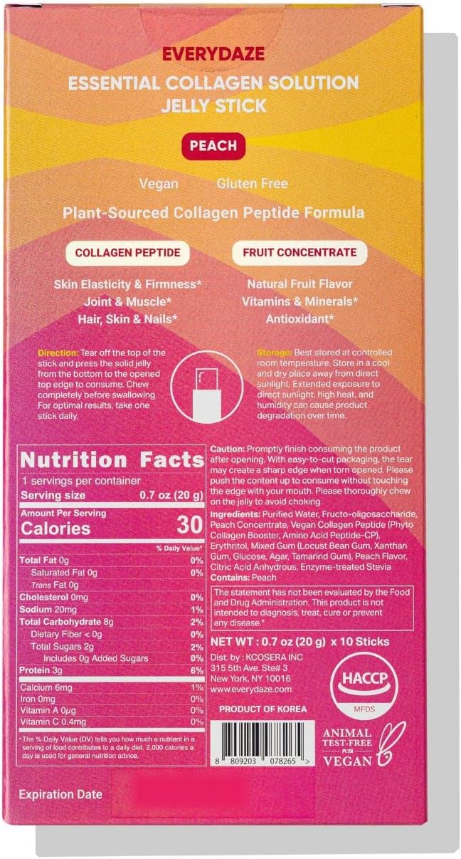 Essential Collagen Solution Jelly Stick - Peach (10 CT) - Image 4