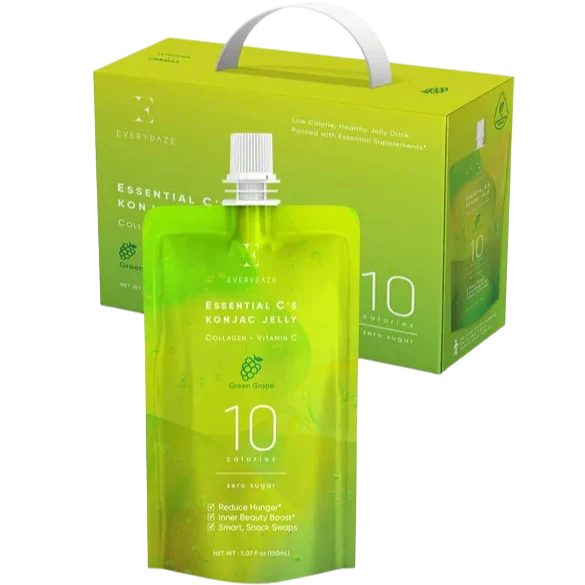 Essential C's Konjac Jelly - Green Grape (10 Pack)