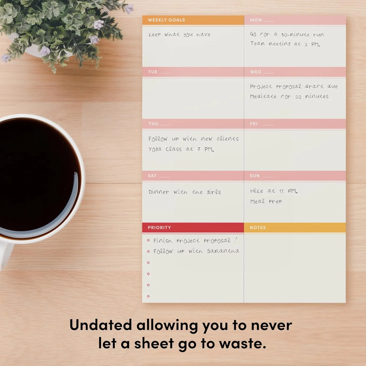 Essential Weekly Desk Pad - Image 3