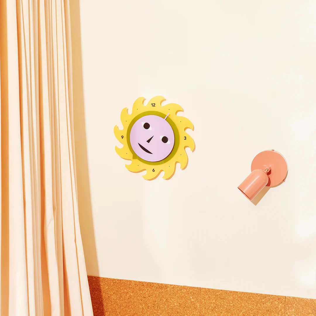 Everybody Clock - Yellow/Green/Purple - Image 3