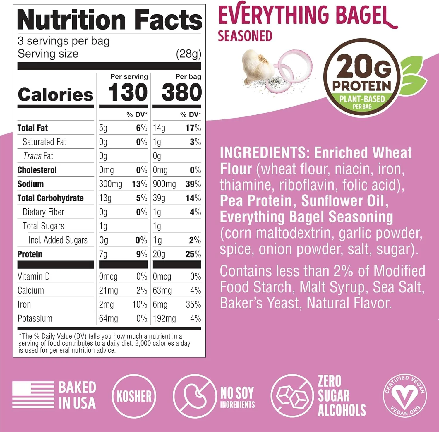 Everything Bagel Protein Pretzels (8 Pack) - Image 4