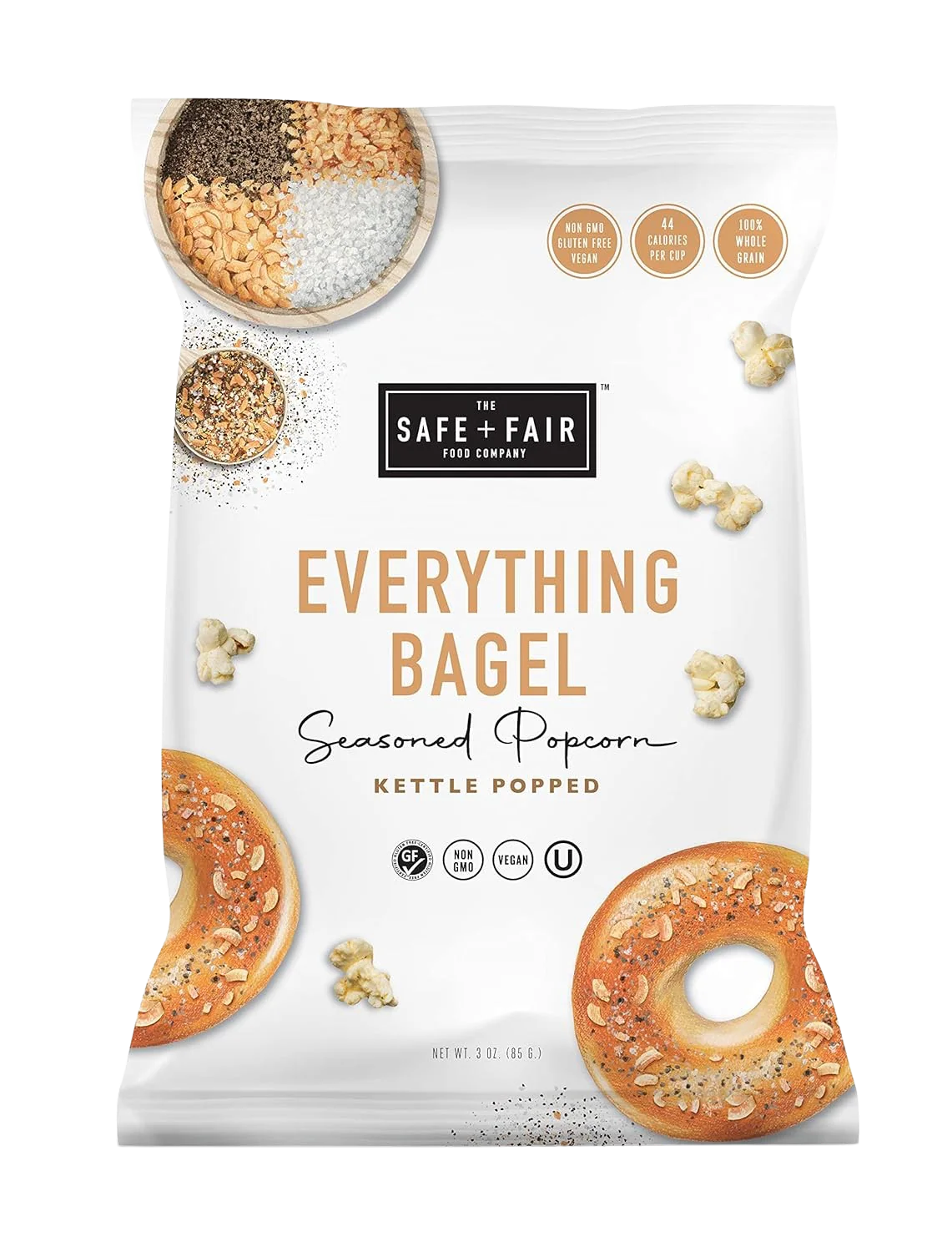 Everything Bagel Seasoned Popcorn - Kettle Popped