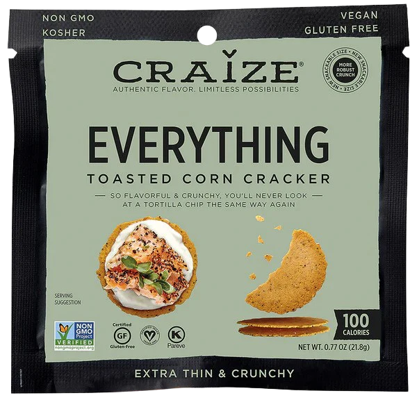 Everything Toasted Corn Cracker
