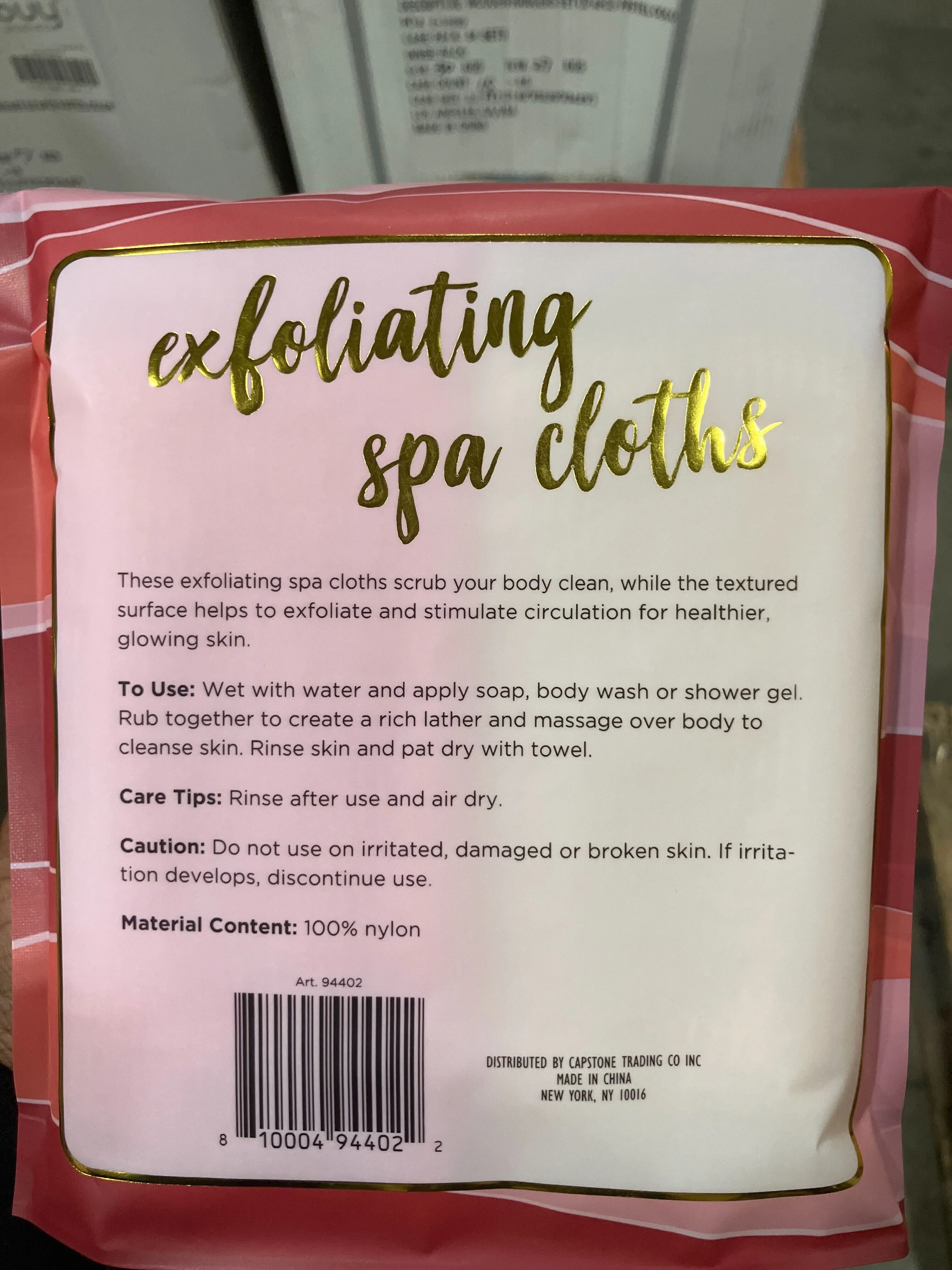 Exfoliating Spa Cloths - Image 2