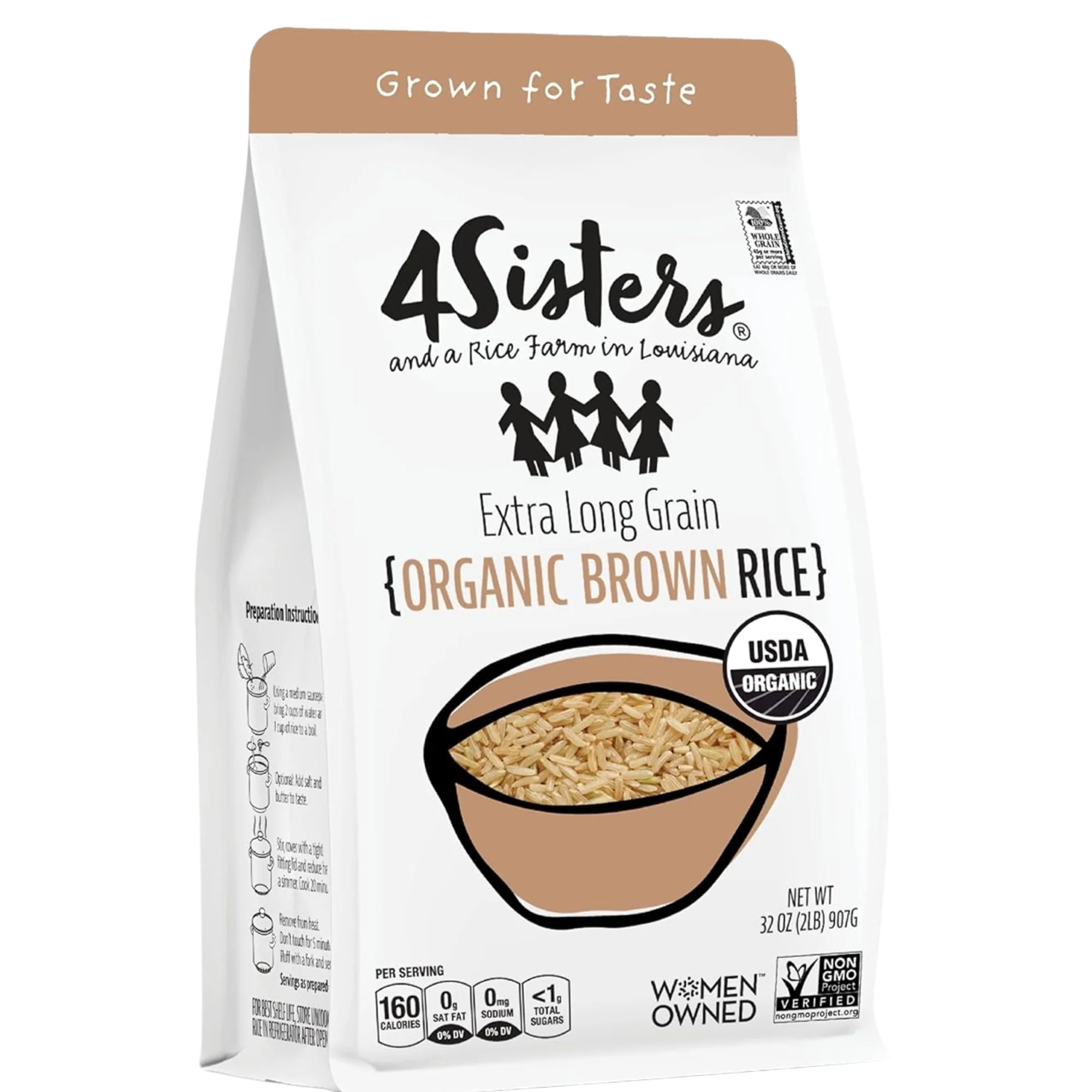Extra Long Grain Organic Brown Rice