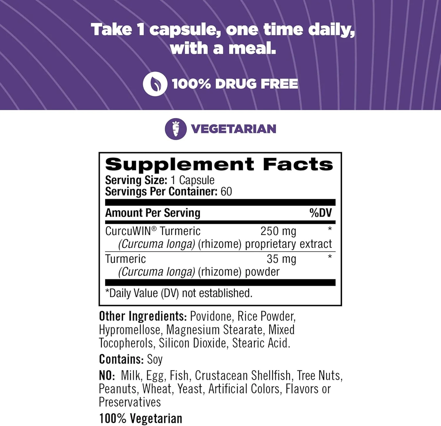 Extra Strength Turmeric (60 Capsules) - Image 4