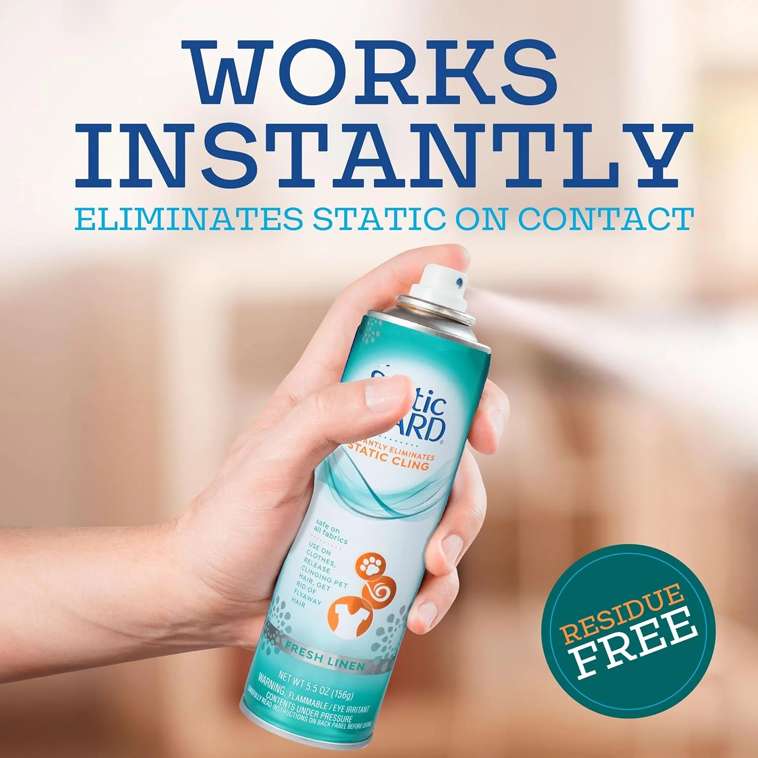 Fabric Spray - Fresh Linen Scent - Image 3