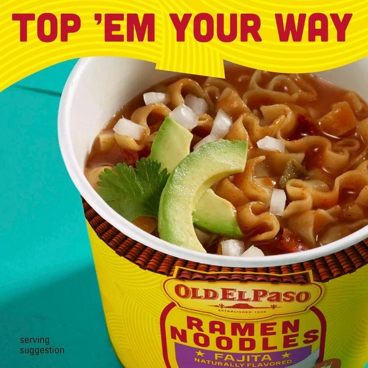 Fajita Ramen Noodles Cup (8 Pack) - Image 4