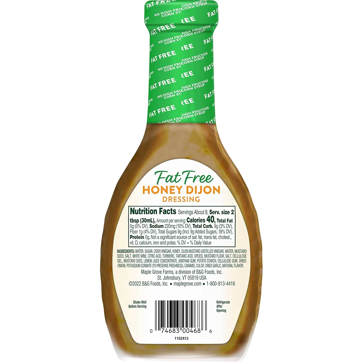 Fat Free Honey Dijon Dressing - Image 2