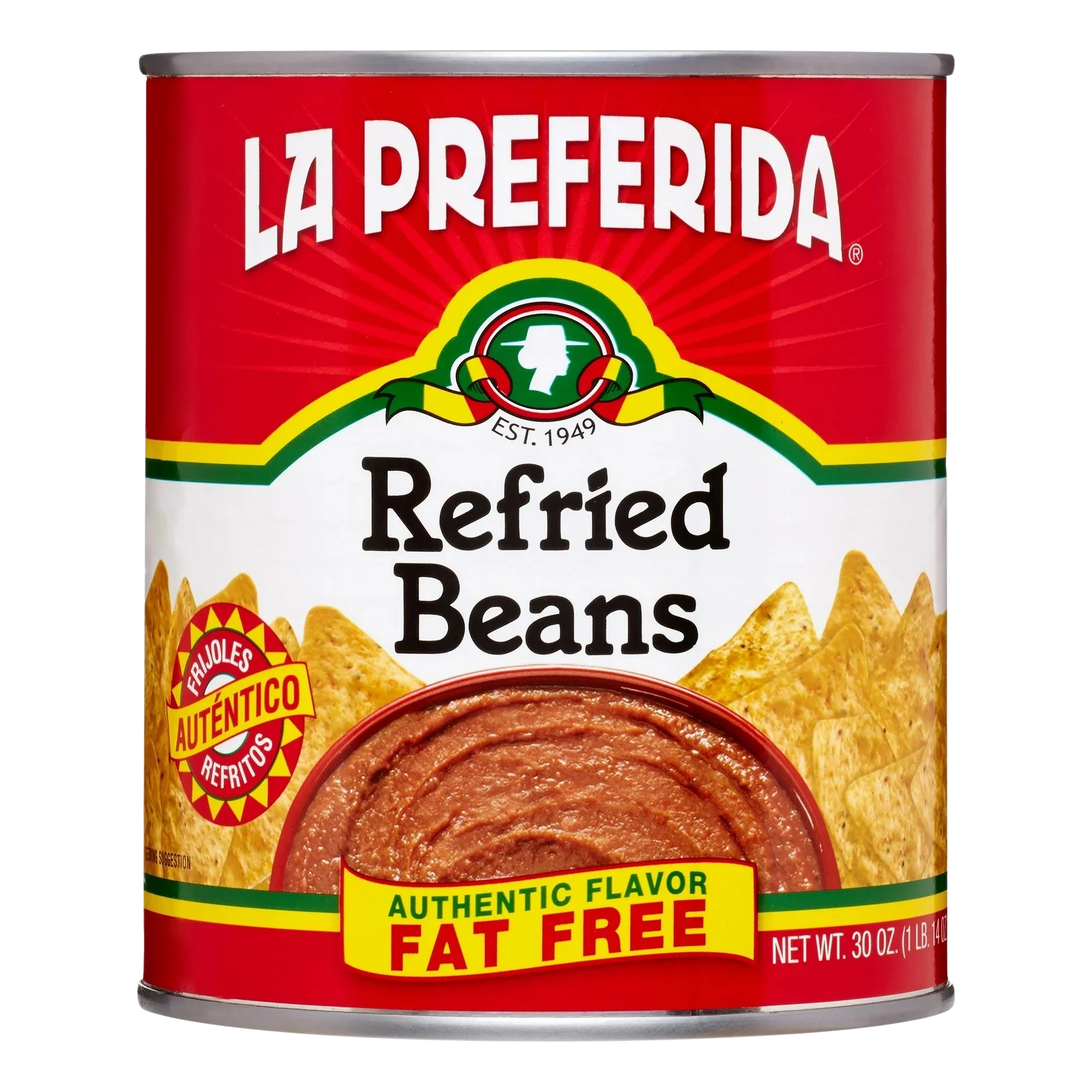 Fat Free Refried Beans (Large Can)