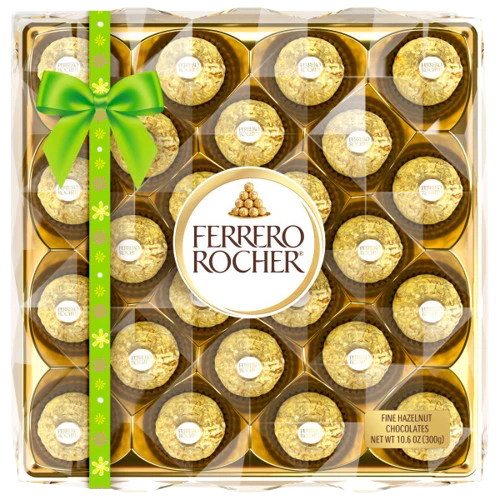 Fine Hazelnut Milk Chocolate Candy Glamond Gift Box (24 CT)