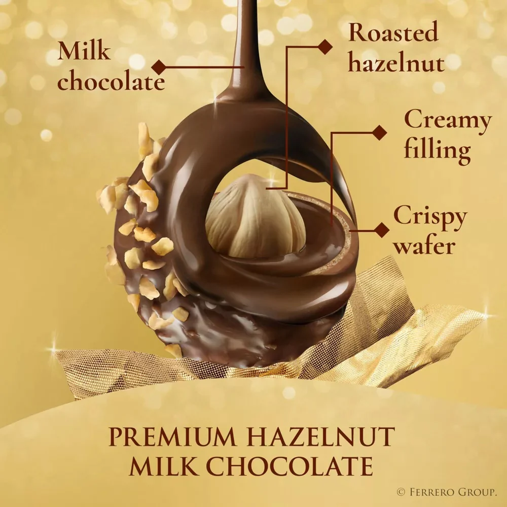Fine Hazelnut Chocolates - Valentine's Day (10 CT) - Image 3